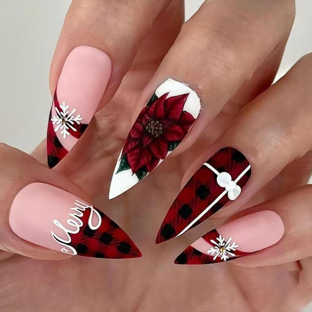 Festively Themed Press-On Nail Set Stornfield