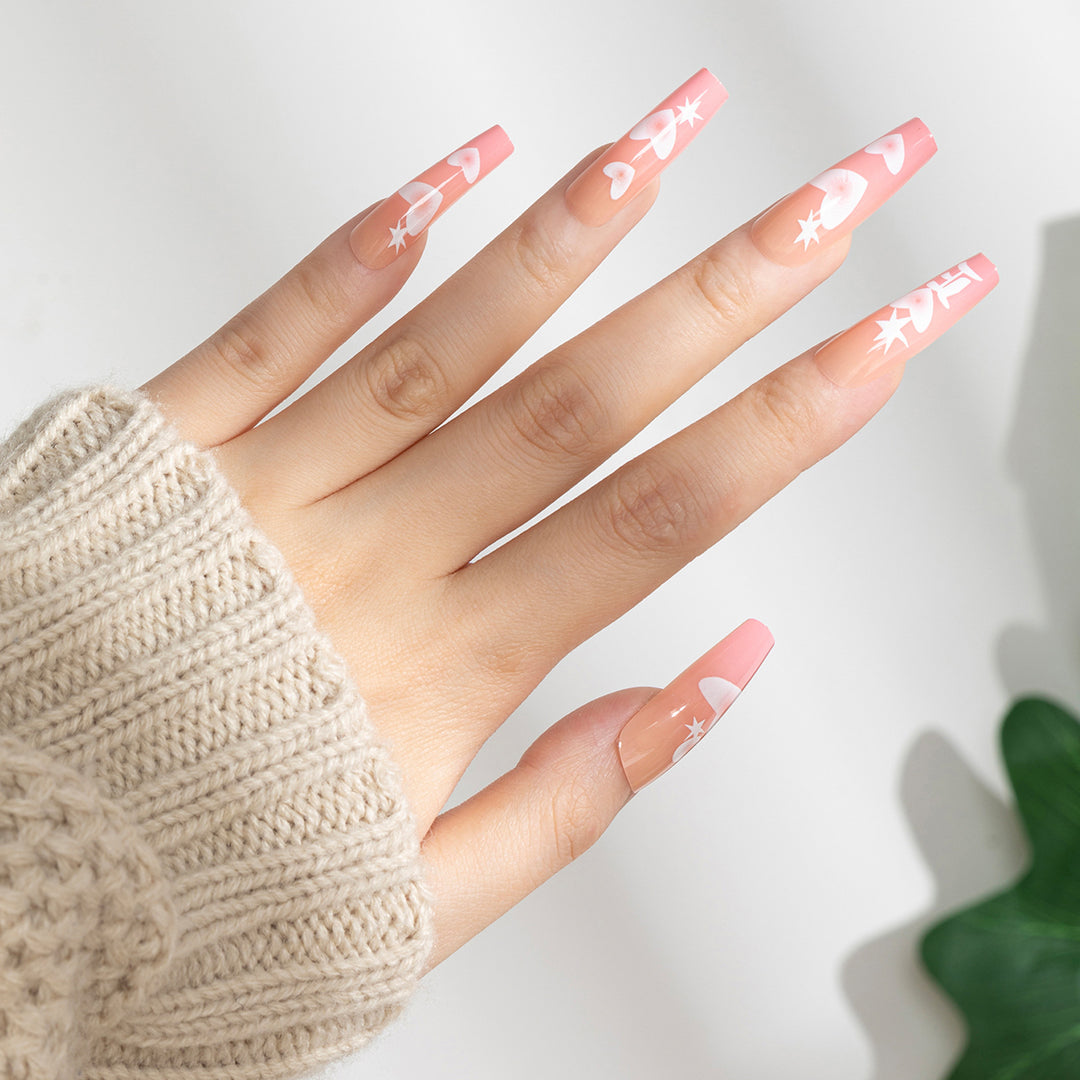 Themed Long Press-On Nails Stornfield