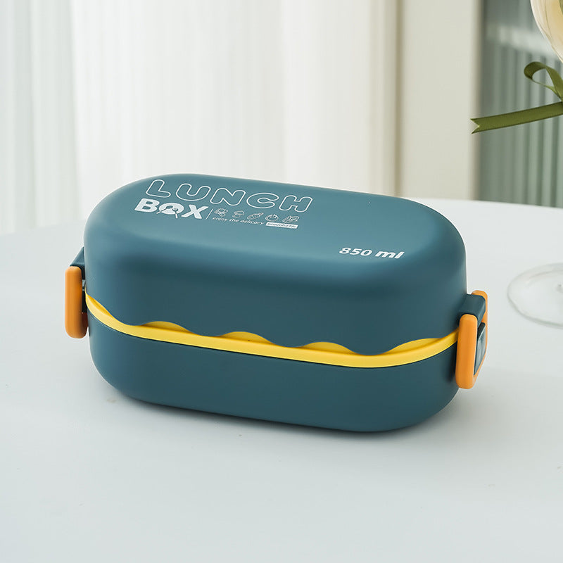 Versatile Leak-Proof Lunch Box with Secure Locking Mechanism