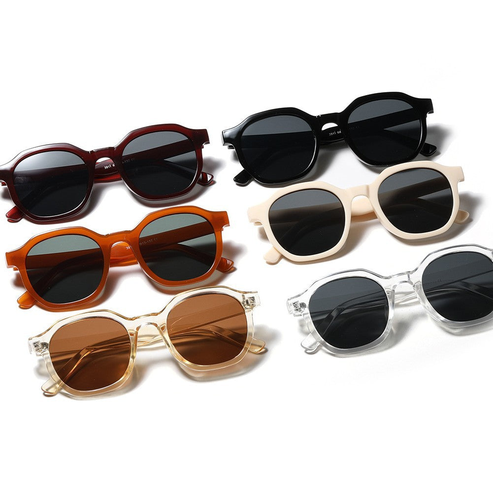 Women's stylish sunglasses with clear frame and polarized lenses Stornfield