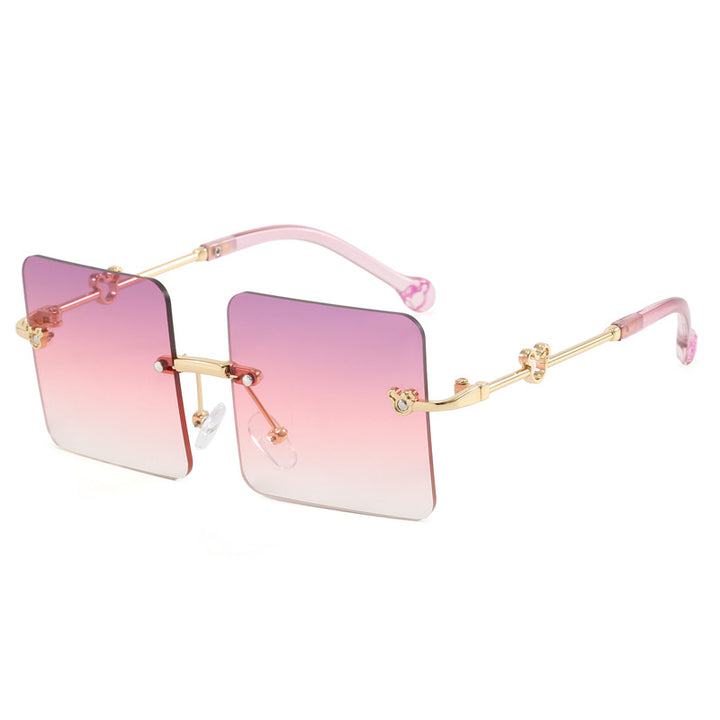 Women's square sunglasses with luxurious, high-quality frame Stornfield