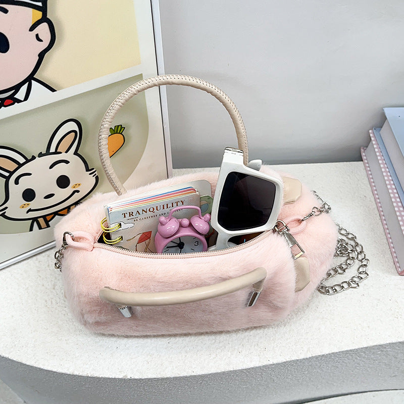 Plush handbag with animal design Stornfield