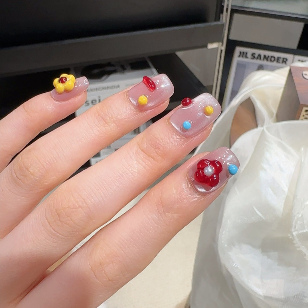 Artistic Press-On Nail Design Stornfield