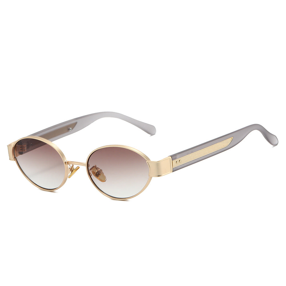 Women's sunglasses in a modern, oval frame with harmonious color play Stornfield
