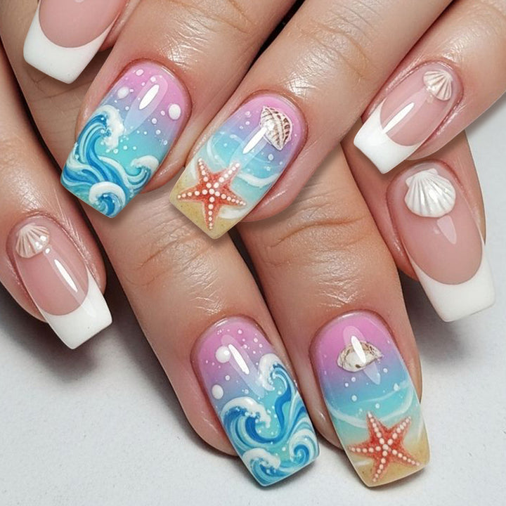Ocean-Themed Nail Art Set Stornfield