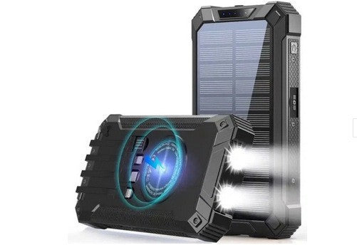 High-performance solar power bank with multifunctional cable Stornfield
