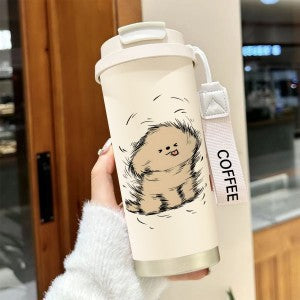 Ladies Insulated Drinking Bottle with Practical Flip Lid and Charming Hello Kitty Design Stornfield