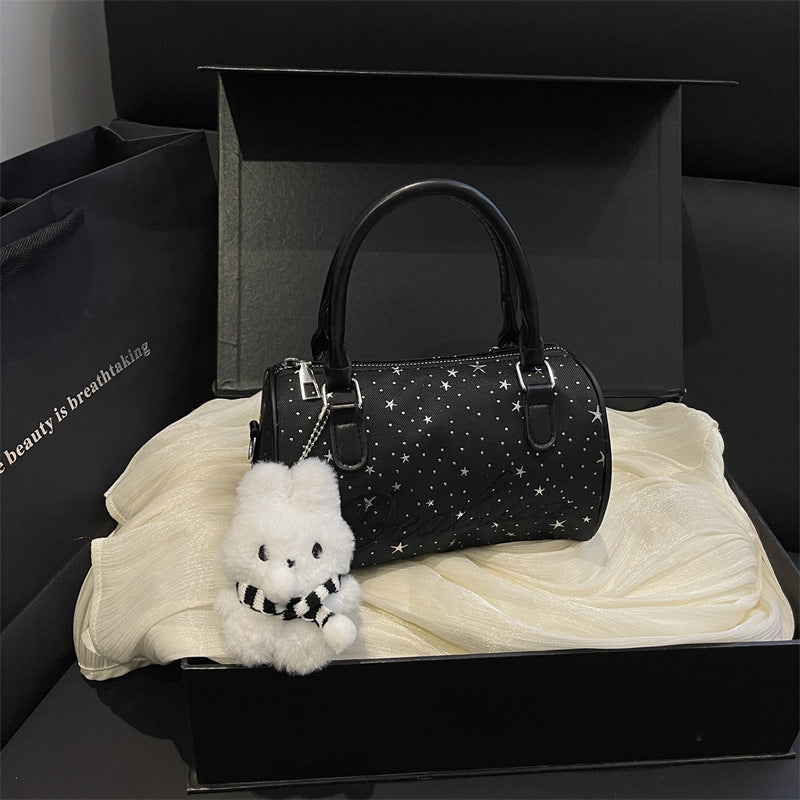 Stylish Star-Embellished Handheld Bag