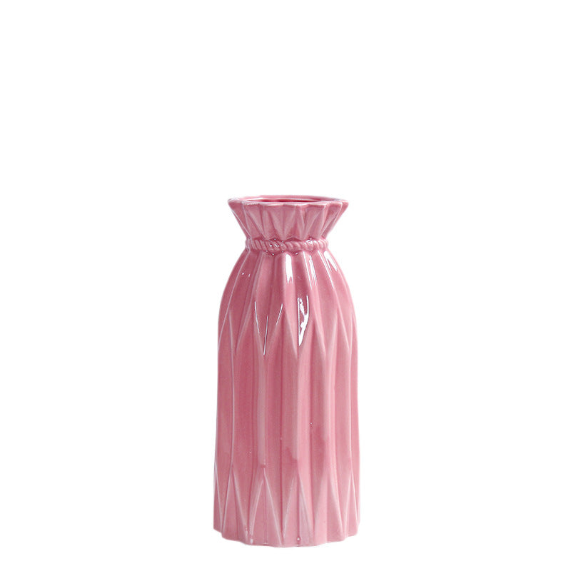 Elegant Textured Ceramic Flower Vase Stornfeild 1790310307