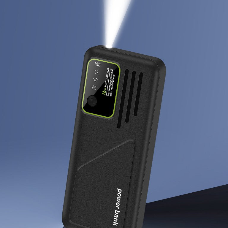 Portable power bank with digital charging display and intelligent fast charging Stornfield