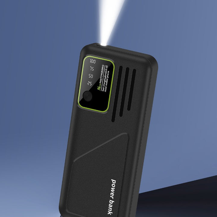 Portable power bank with digital charging display and intelligent fast charging Stornfield
