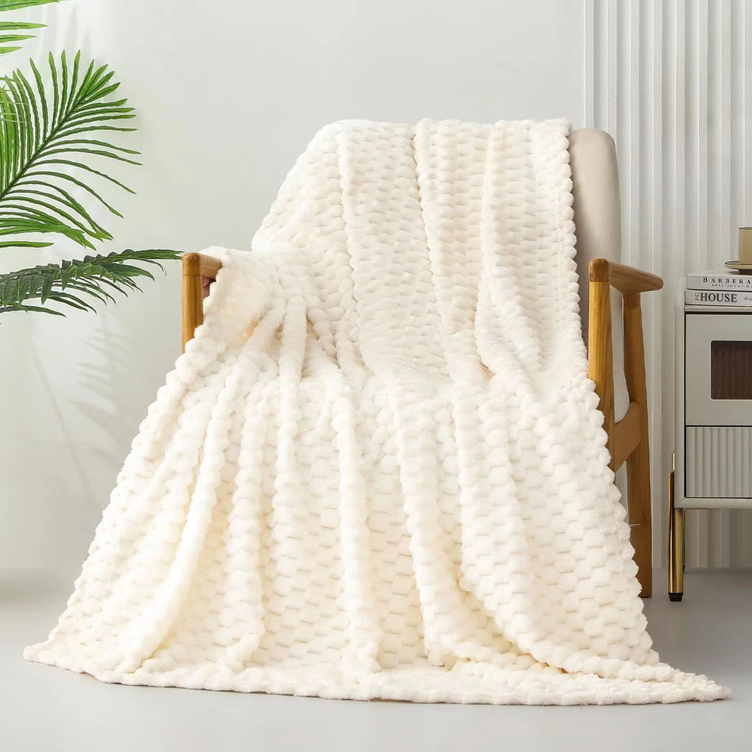 Luxurious Textured Throw Blanket
