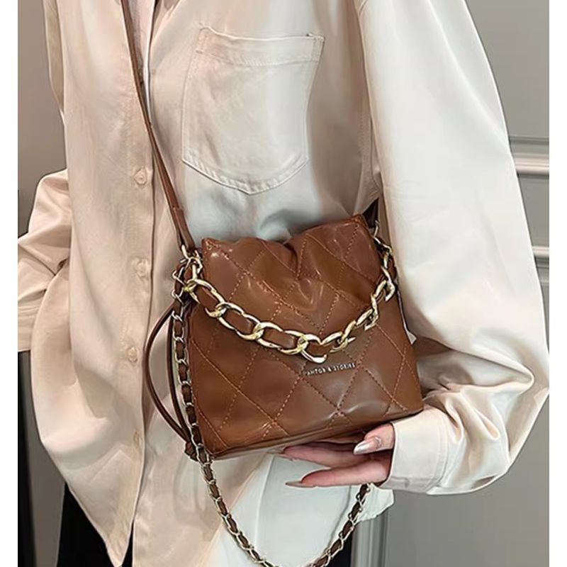 Quilted Mini Bucket Handbag Stornfield
