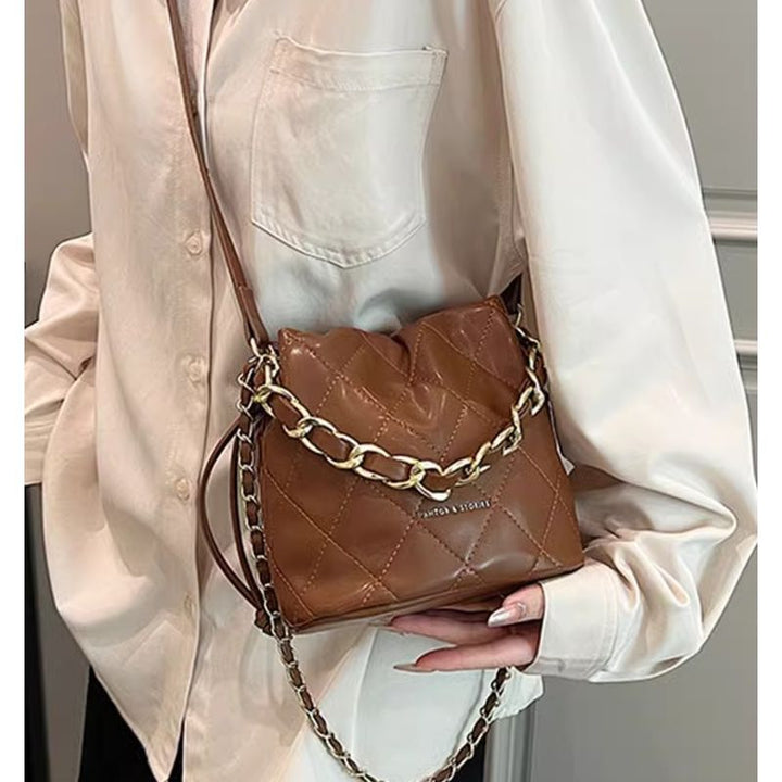 Quilted Mini Bucket Handbag Stornfield