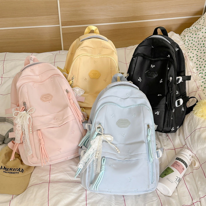 Decorative Star-Patterned Backpack Stornfield
