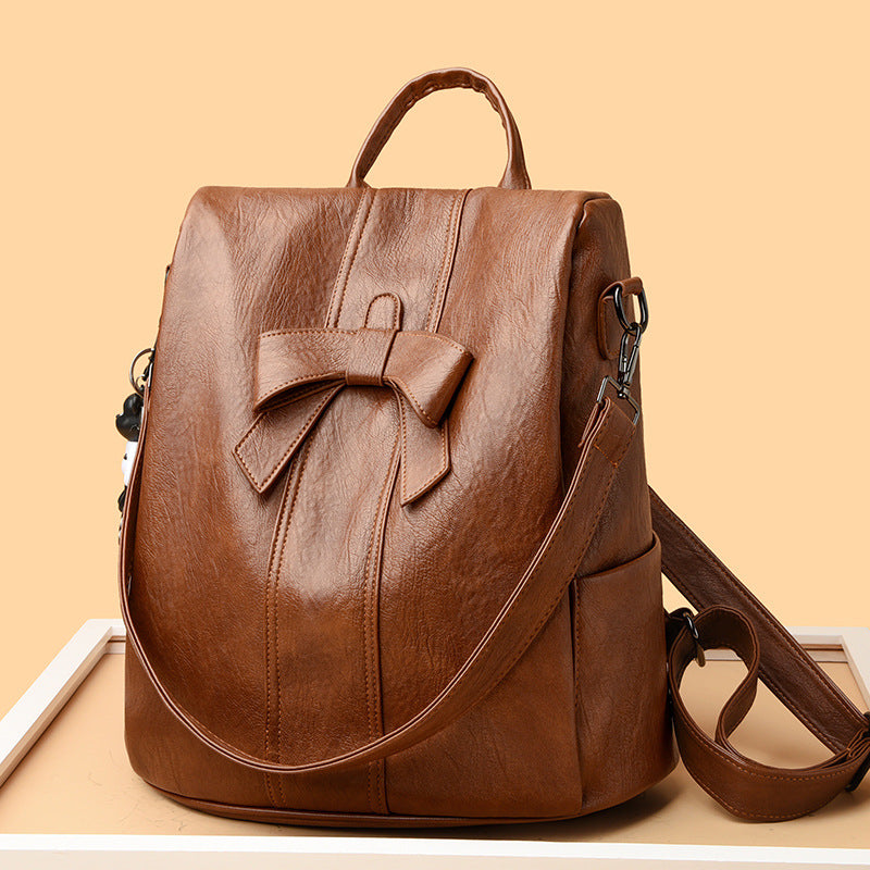 Stylish Bow-Accented Backpack Stornfield
