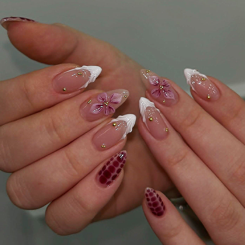 Floral Art Press-On Nail Tips Stornfield
