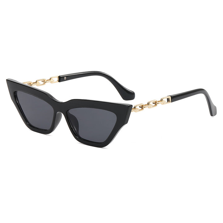 Women Trendy Sunglasses with Exclusive Chain Details Stornfield