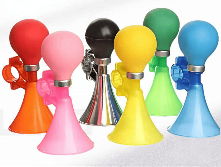 Classic Squeeze Bulb Bicycle Horn with Quick-Release Handlebar Clamp Stornfield