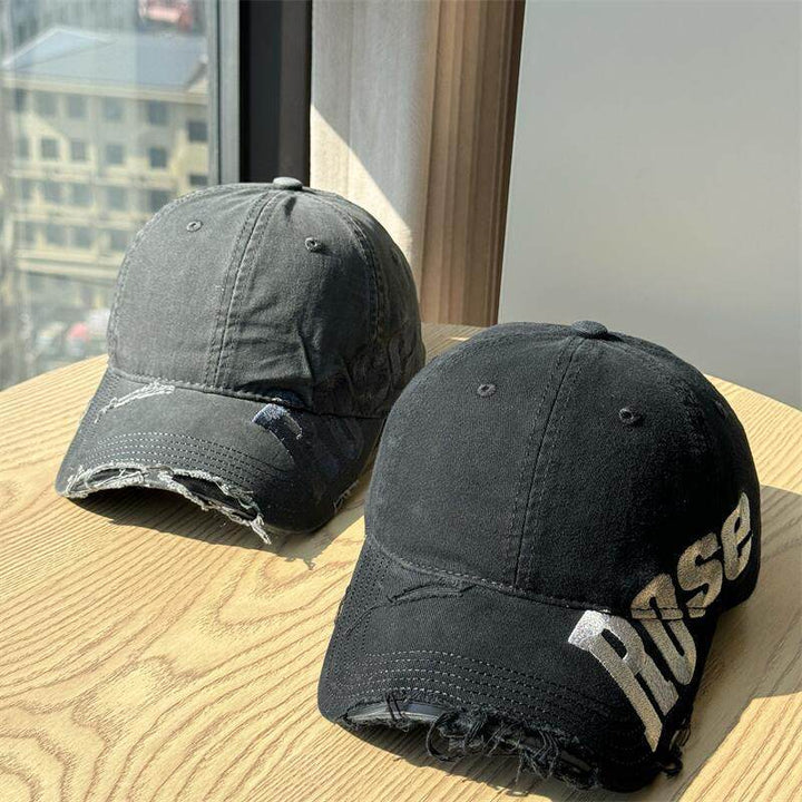 Men's Distressed Cotton Baseball Cap Stornfield 1784270811