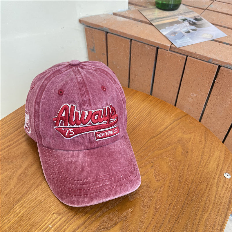Men's Vintage-Inspired Distressed Cotton Baseball Cap Stornfield
