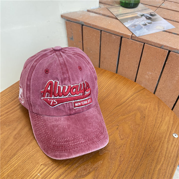 Men's Vintage-Inspired Distressed Cotton Baseball Cap Stornfield