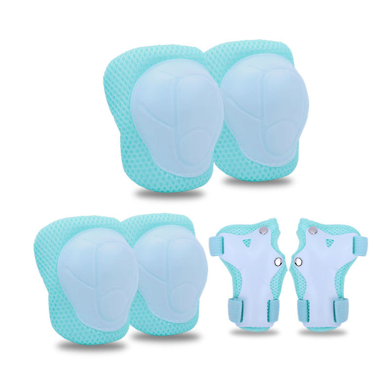 Children's Colorful Safety Helmet and Protective Gear Set Stornfield