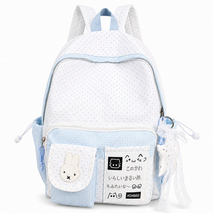 Playful Polka Dot Patterned Backpack Stornfield