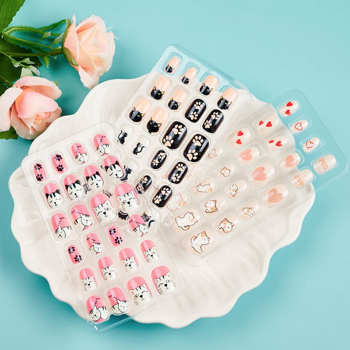 Decorative Animal-Themed Press-On Nails Stornfield