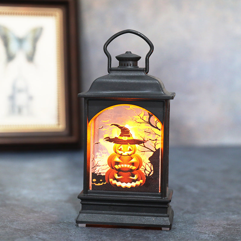 Decorative Halloween-Themed LED Lantern