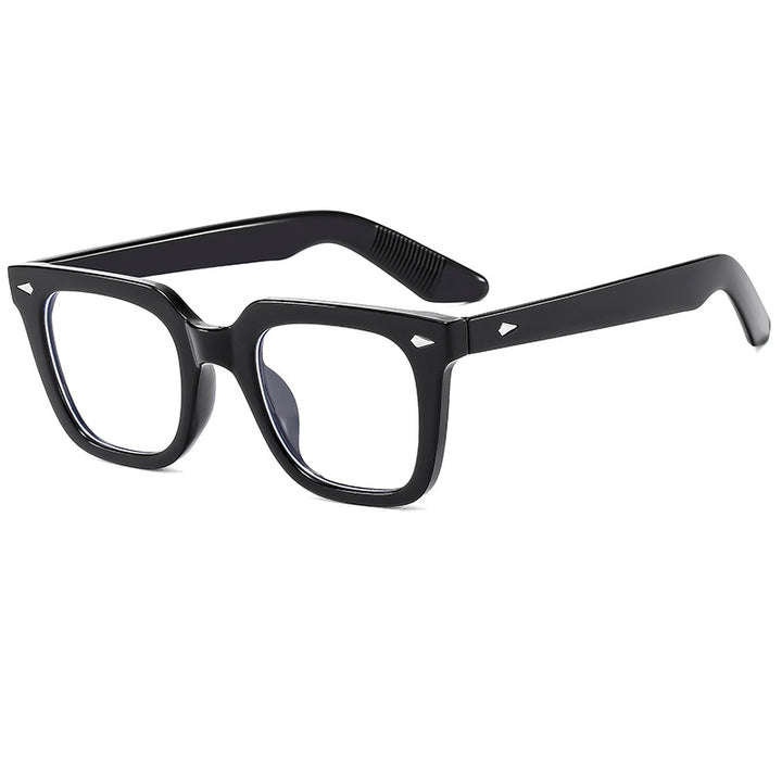 Ladies fashionable glasses with oversized, transparent frame Stornfield