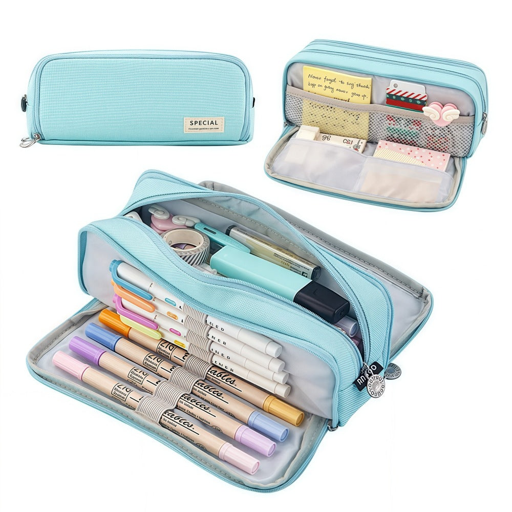 Versatile Multi-Compartment Pencil Case Stornfield