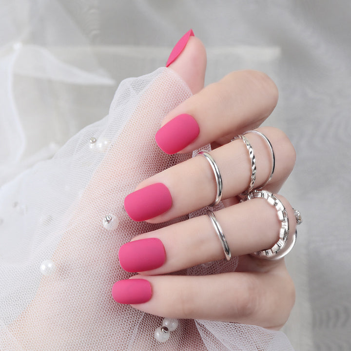 Matte Press-On Nail Set Stornfield