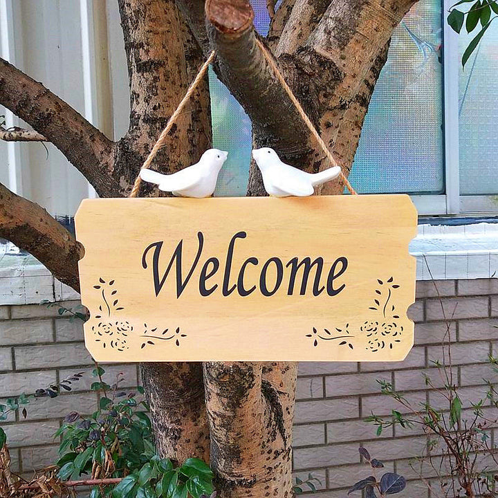 Decorative Wooden Door Shield