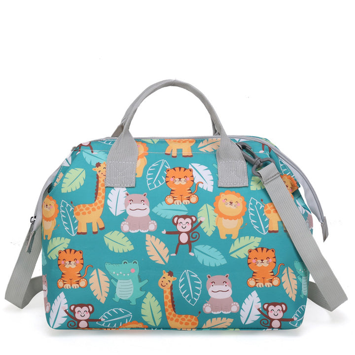 Playful Patterned Travel Satchel Stornfield