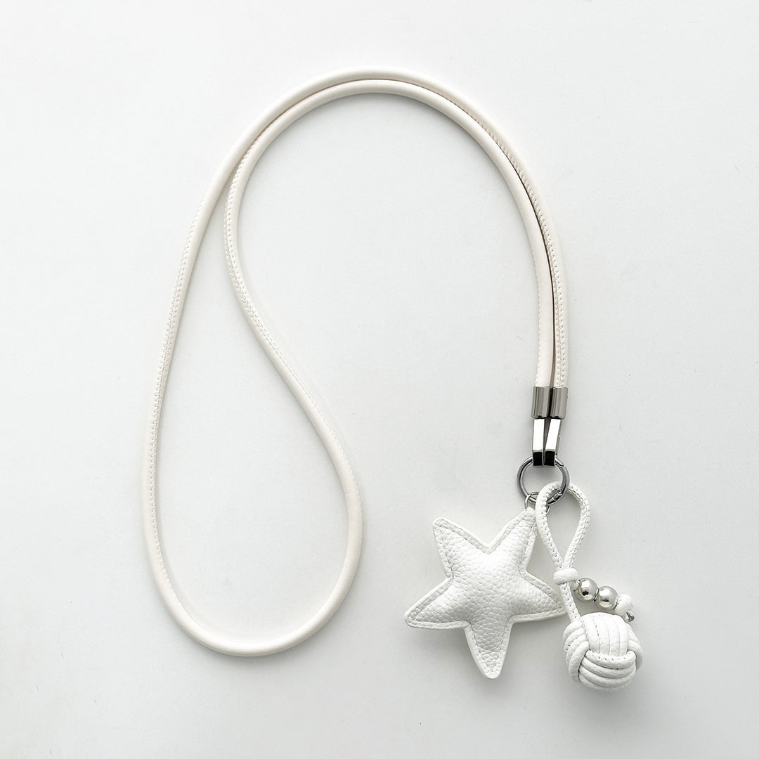 Star-Shaped Leather Phone Lanyard Stornfield