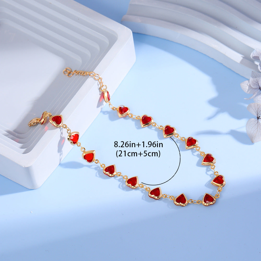 Heart-Shaped Charm Bracelet Stornfield