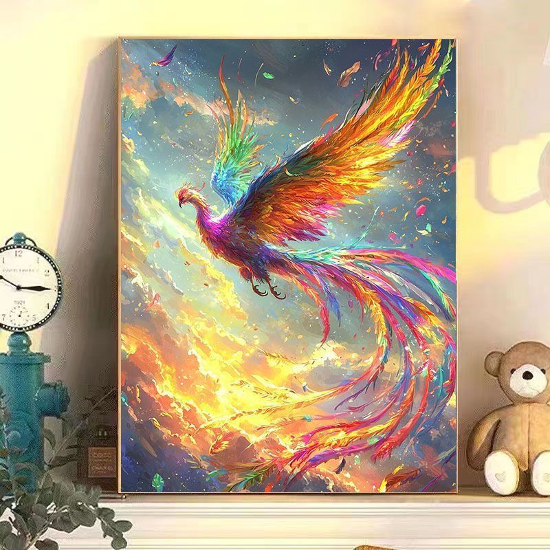 Abstract Phoenix Wall Art Print Stornfield
