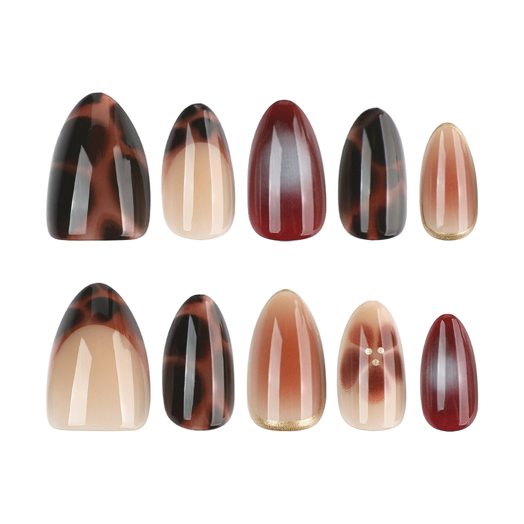 Glamorous acrylic stiletto nails with elegant glitter design Stornfield