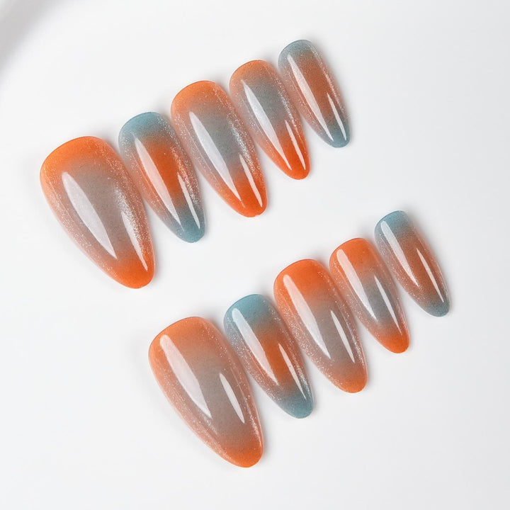 Ombre Glitter Press-On Nail Set