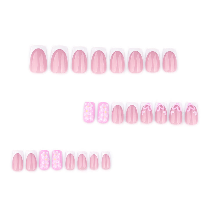 Premium Nail Design with Floral Motifs Stornfield