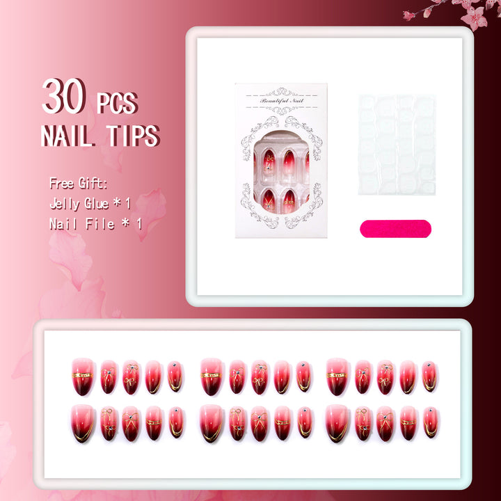 Trendy Elegant Ombre Press-On Nails