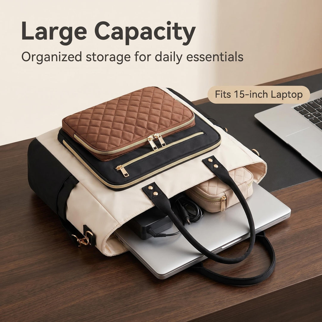 Handbag with Elegant Quilted Look Stornfield