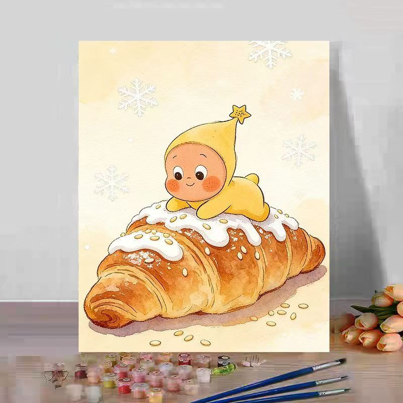 Cute Dessert-Themed Canvas Art Print Stornfield