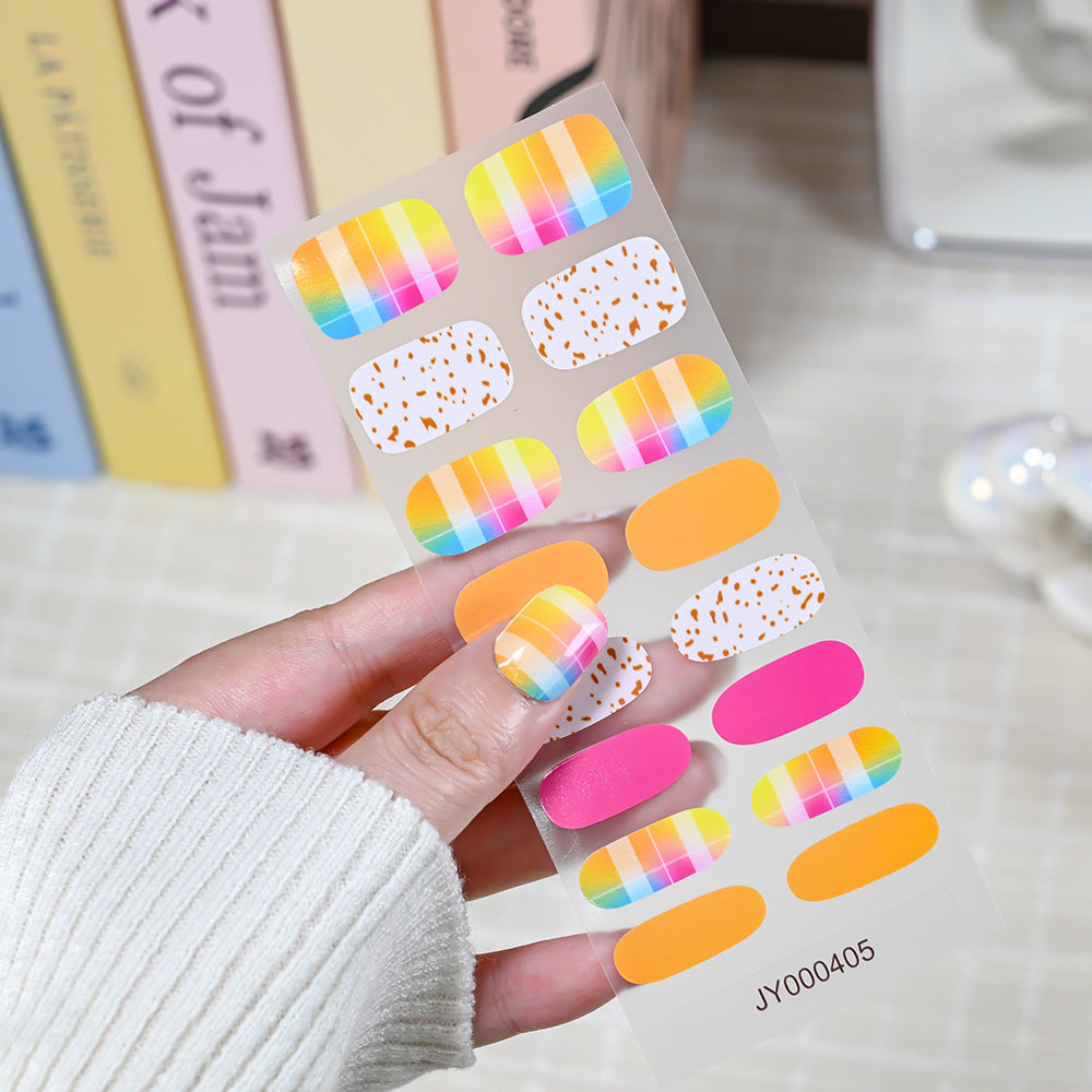 Colorful Nail Art Sticker Set