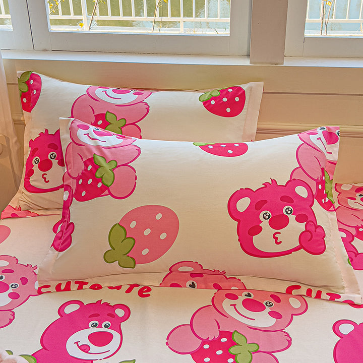 Cartoon-Themed Decorative Pillow Set