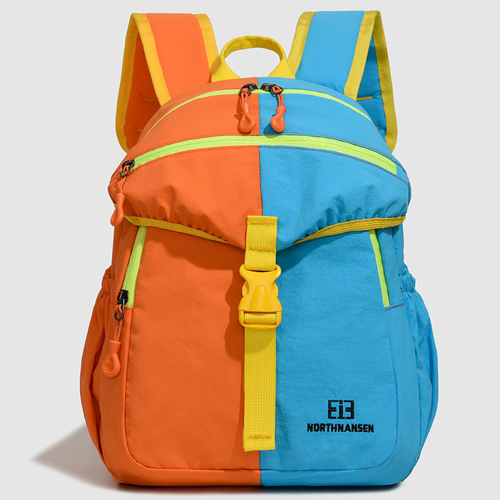 Color-Block Multi-Pocket Backpack Stornfield