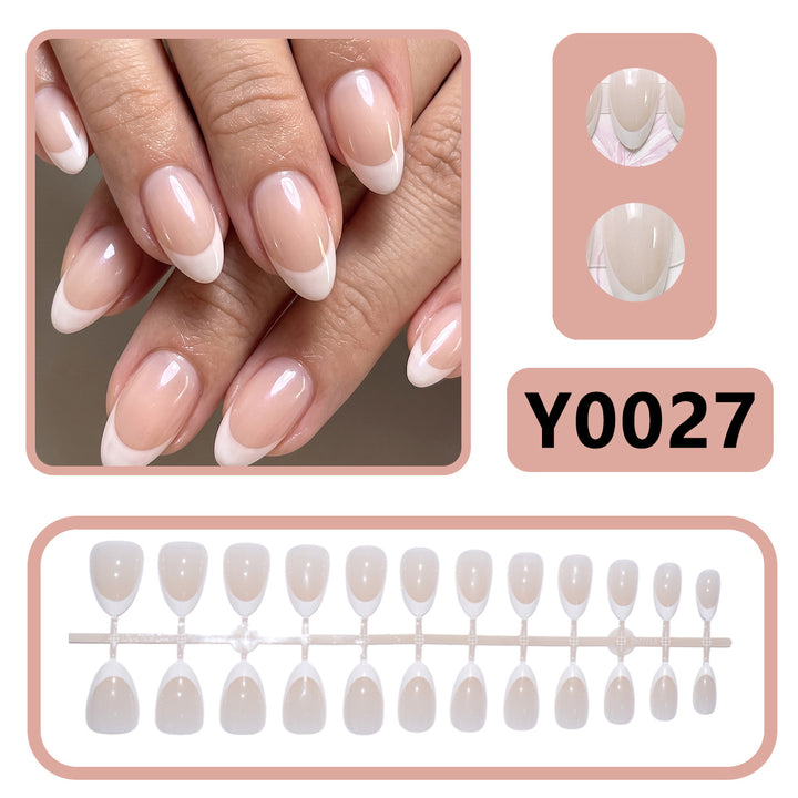 French Tip Press-On Nail Set