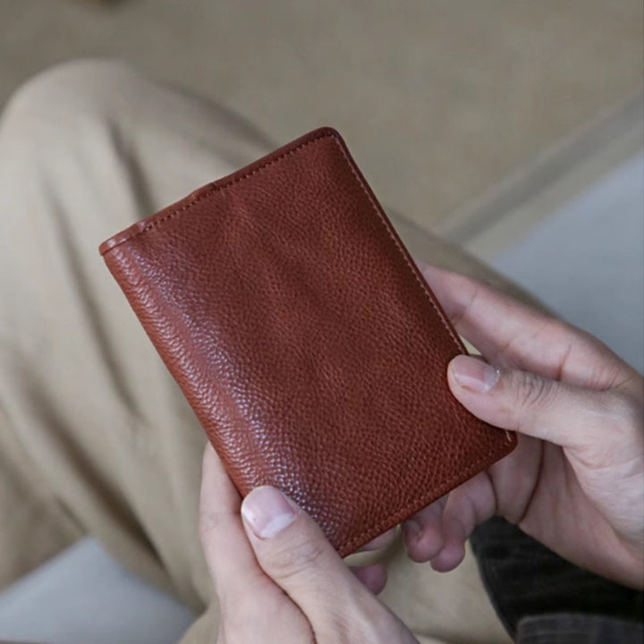 Premium Textured Leather Card Holder Stornfield