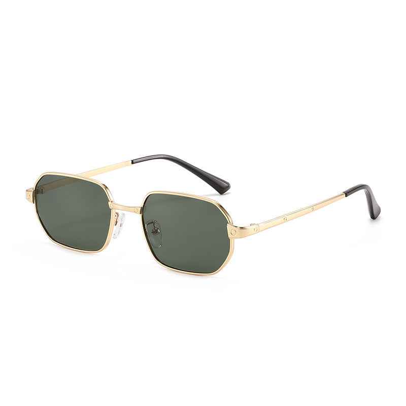 Geometric Metal Frame Sunglasses Stornfield